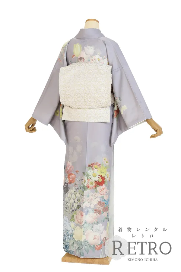 おしゃれでモダンな洋花訪問着